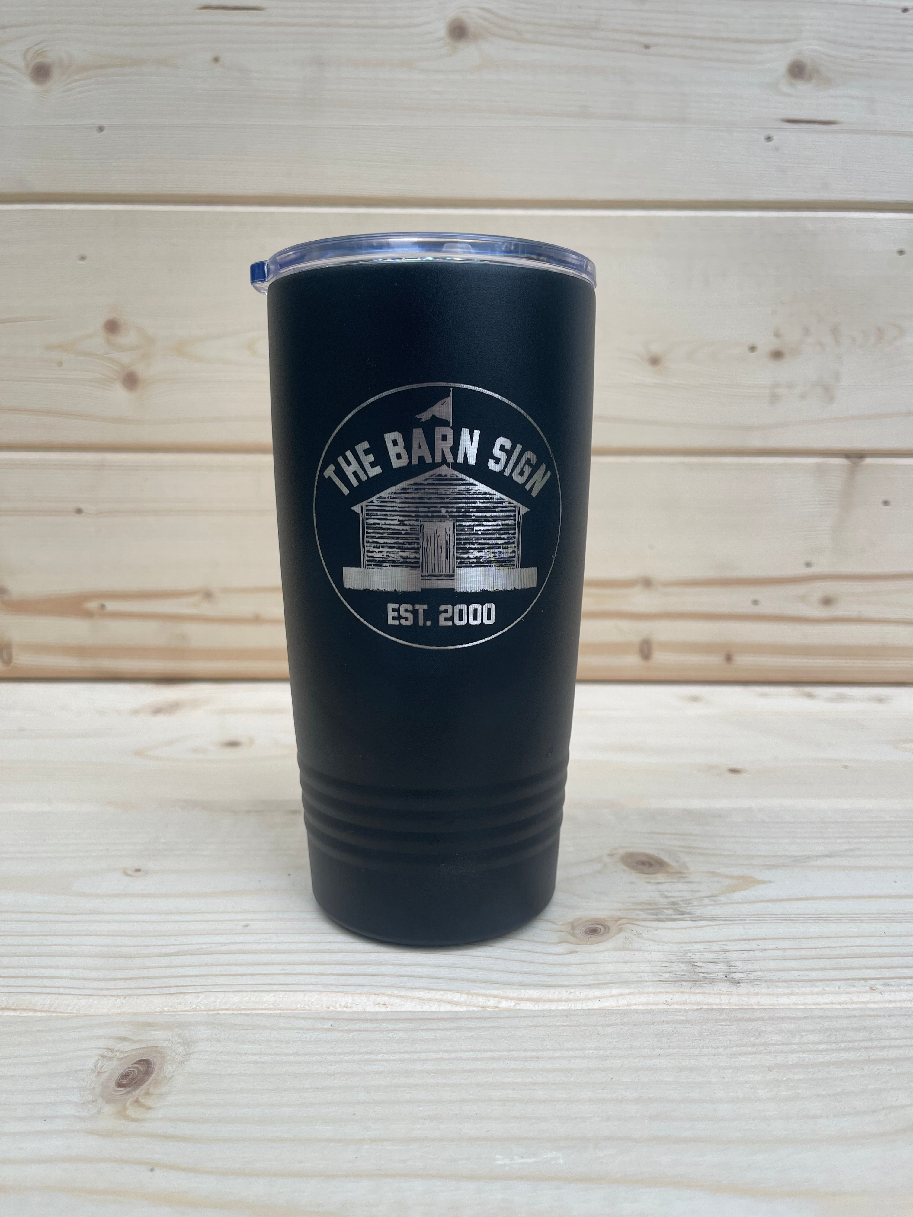 20 oz Tumbler - Black – The Barn Sign