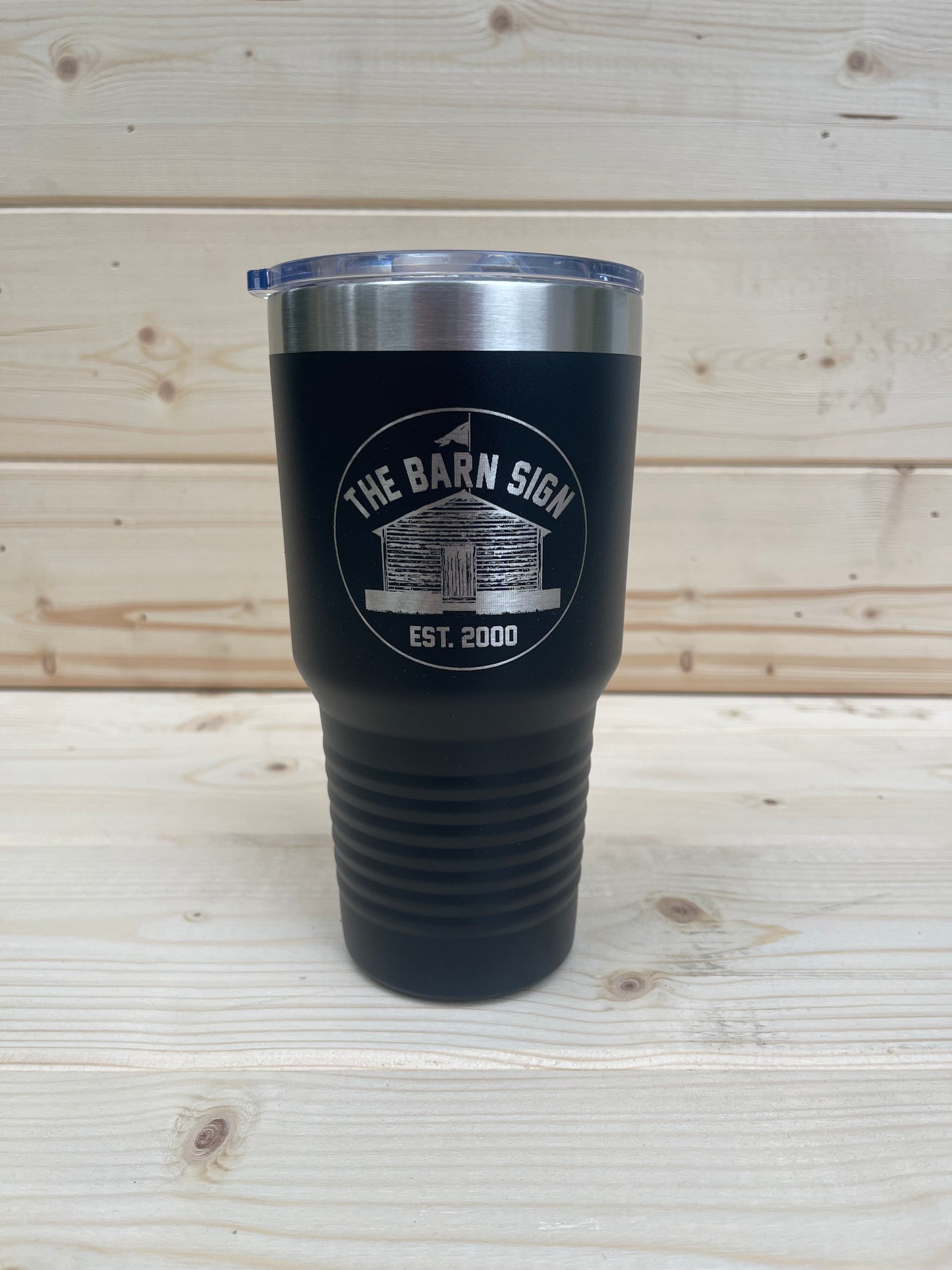 30 oz Tumbler - Black – The Barn Sign