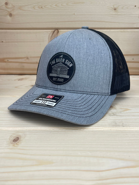 Barn Sign Hat - Heather Grey/Black/Black