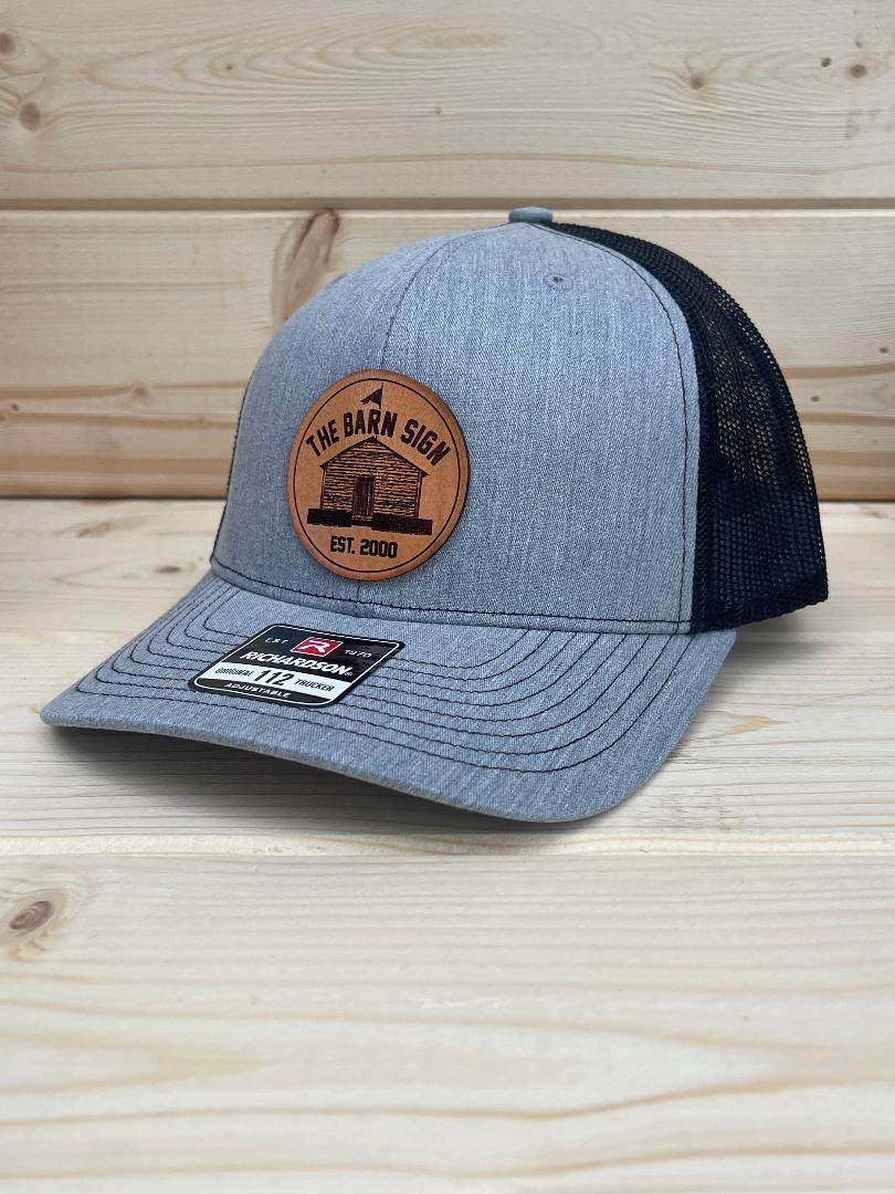 Barn Sign Hat - Heather Grey/Black/Tan